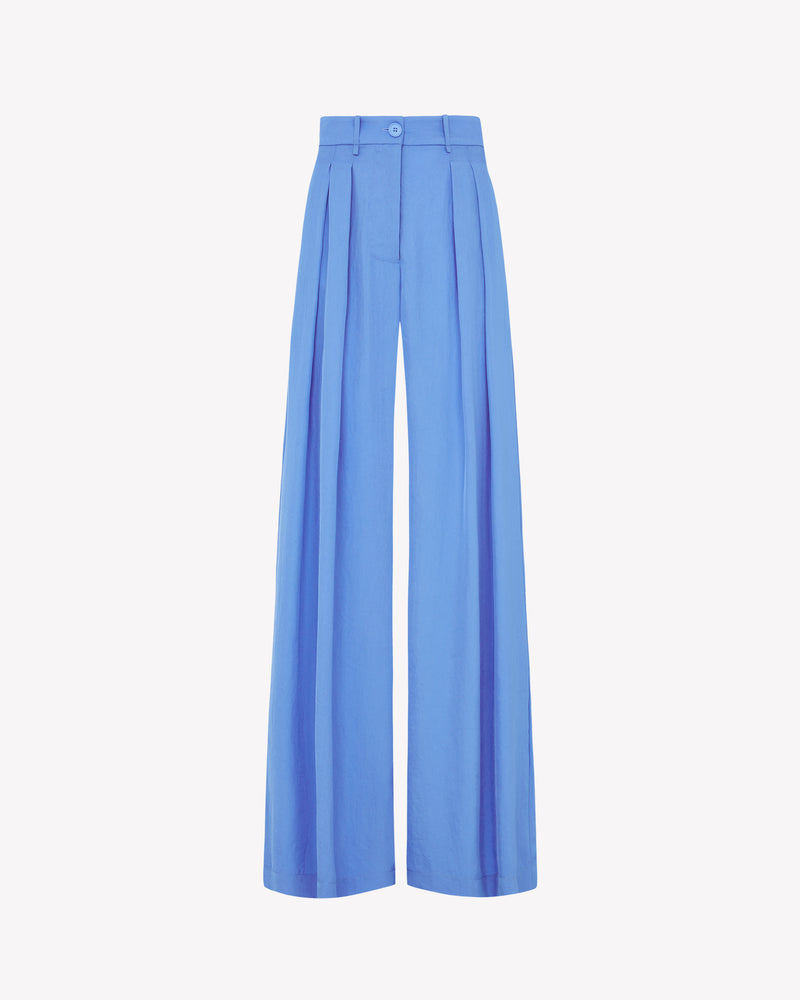 Relaxed Wide Leg Trouser - Riviera Blue picture #1