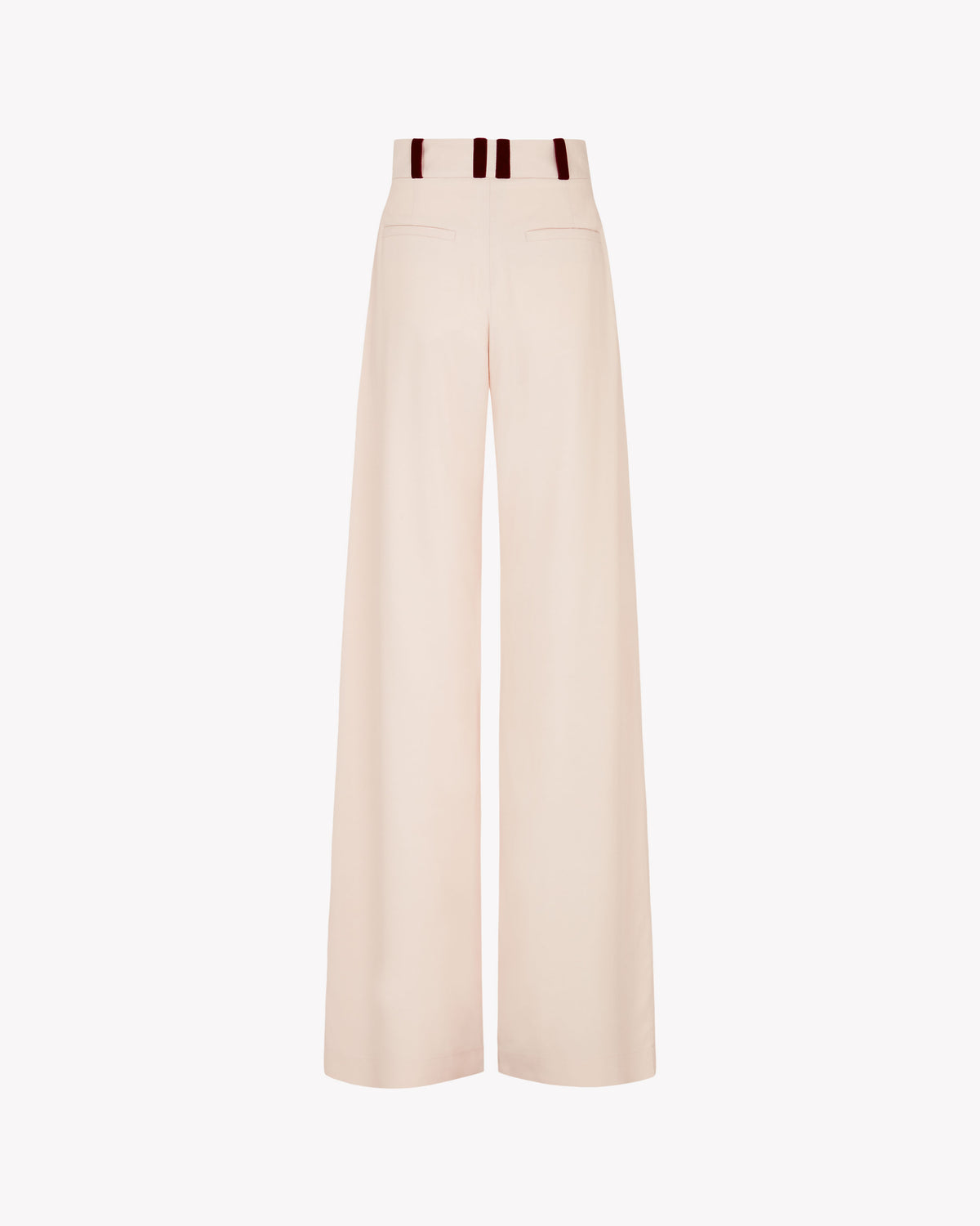 Relaxed Wide Leg Trouser - Pale Pink