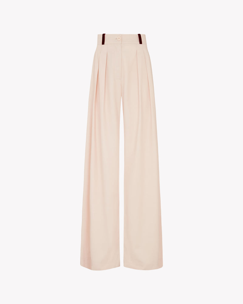 Relaxed Wide Leg Trouser - Pale Pink picture #2