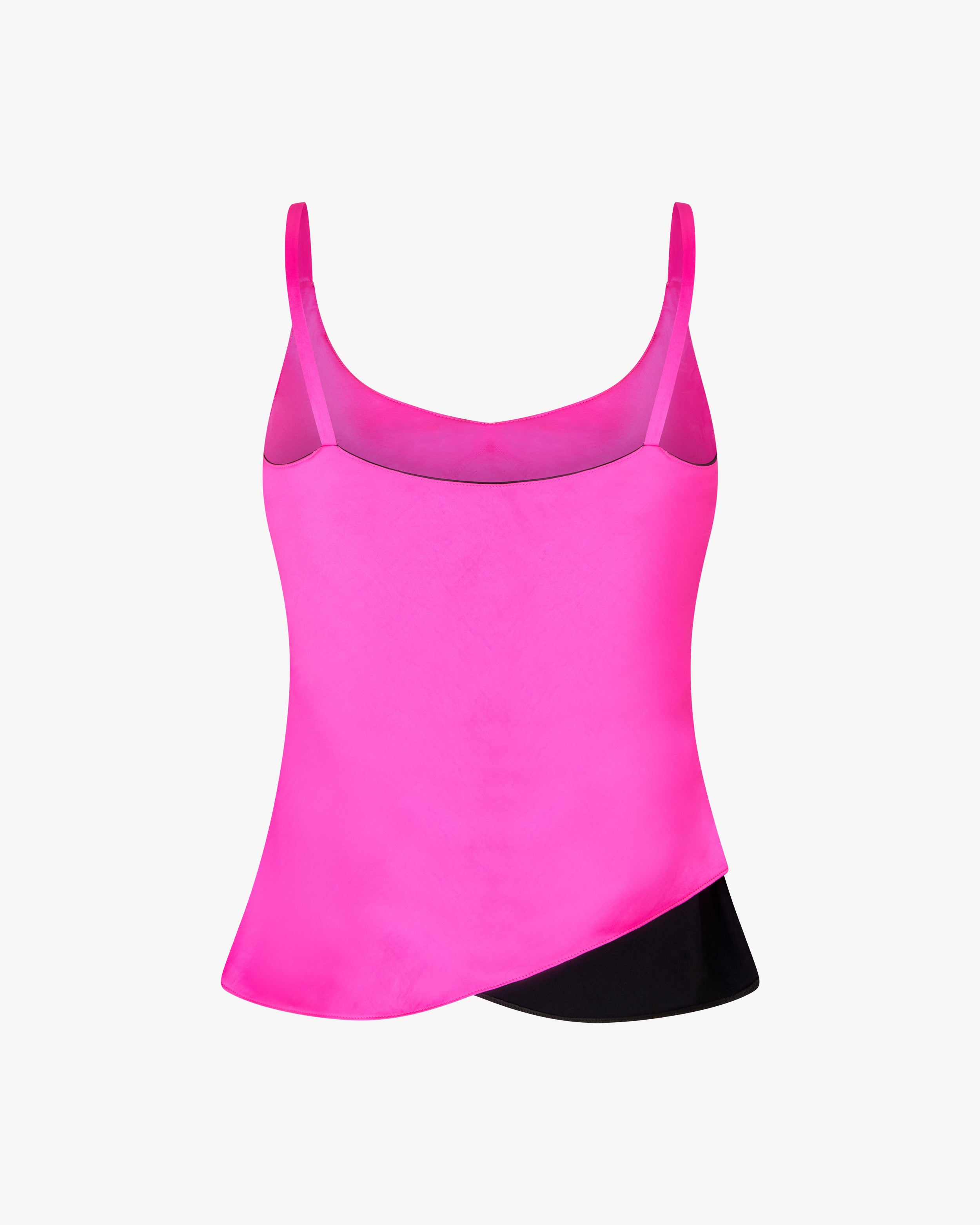 Reversible Cami Top - Black/Bright Pink