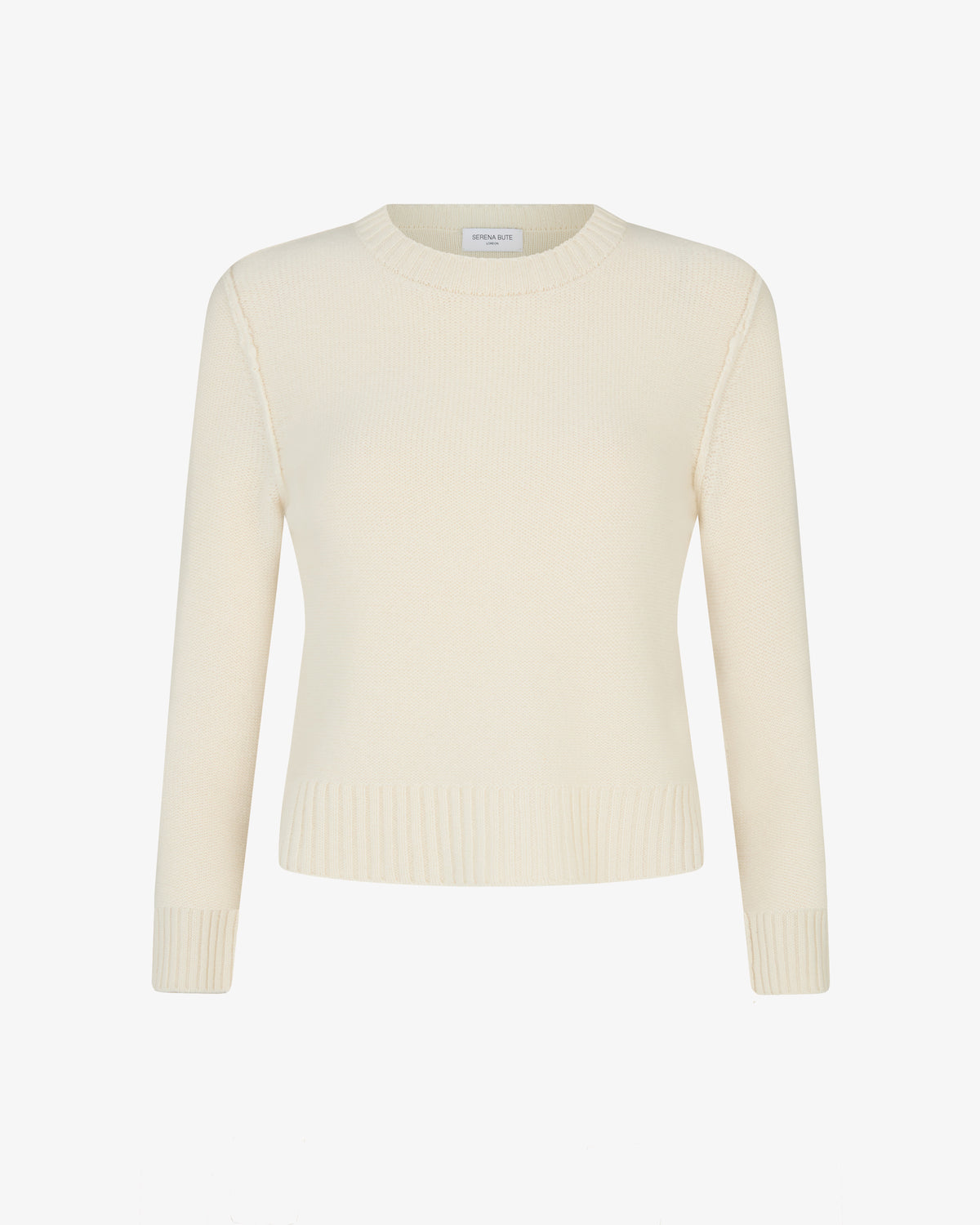 Round Neck Jumper - Cream