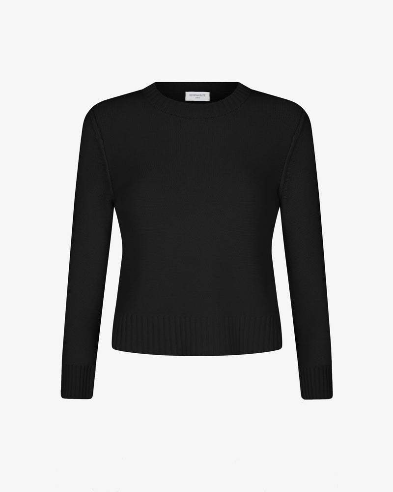 Round Neck Jumper - Black picture #2