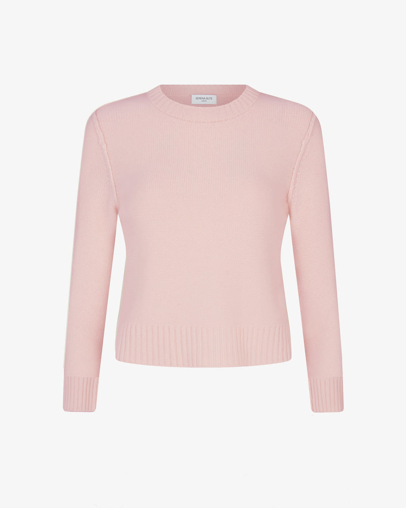 Round Neck Jumper - Pale Pink picture #2