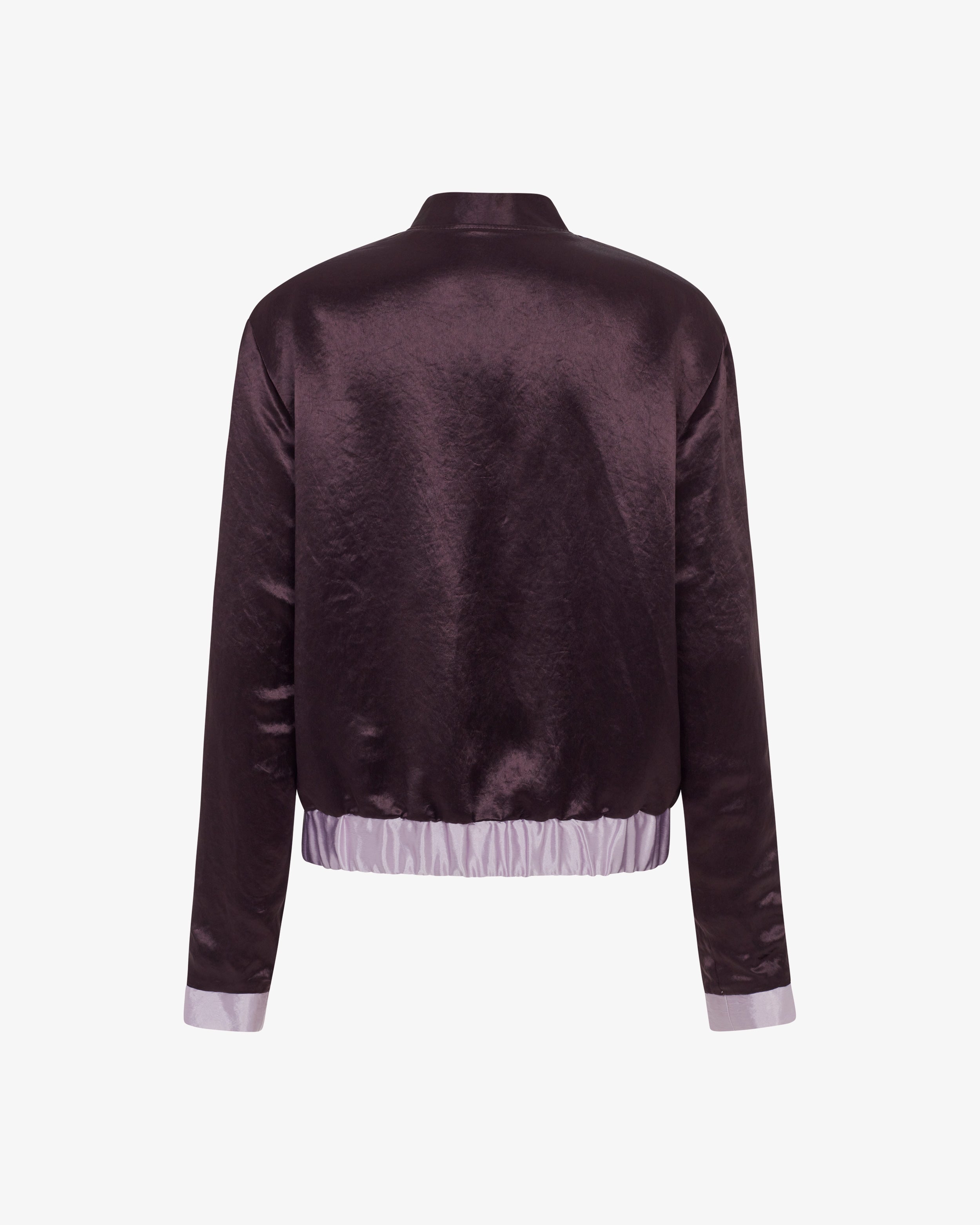 Light purple bomber outlet jacket