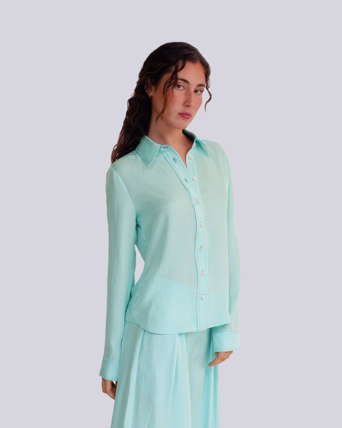 Serena Shirt - Bermuda Green SERENA BUTE