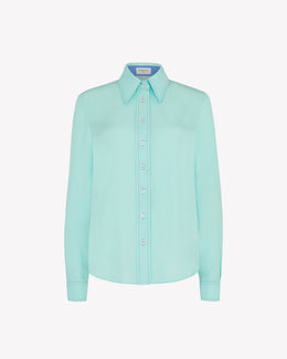 Serena Shirt - Bermuda Green