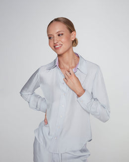 Serena Shirt - Dove Grey