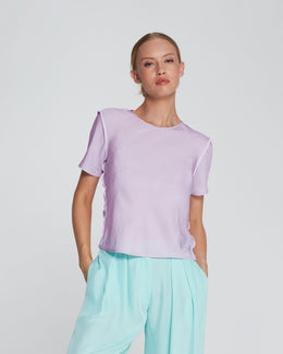 Serena T-Shirt - Heather Lilac