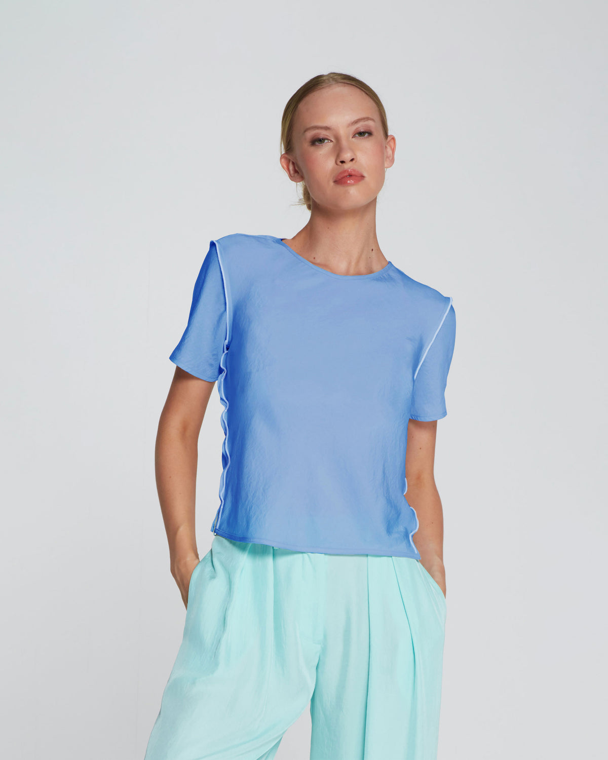 Serena T-Shirt - Riviera Blue SERENA BUTE