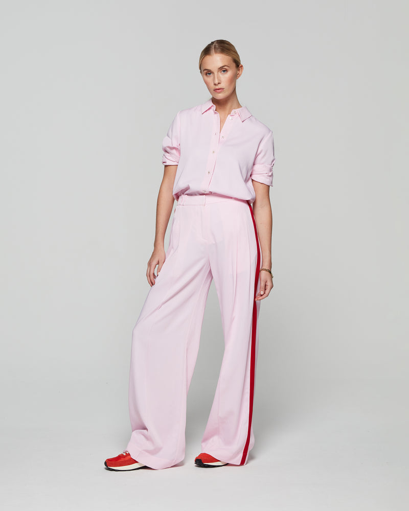 Serena Wide Leg Trouser - Pastel Pink picture #3