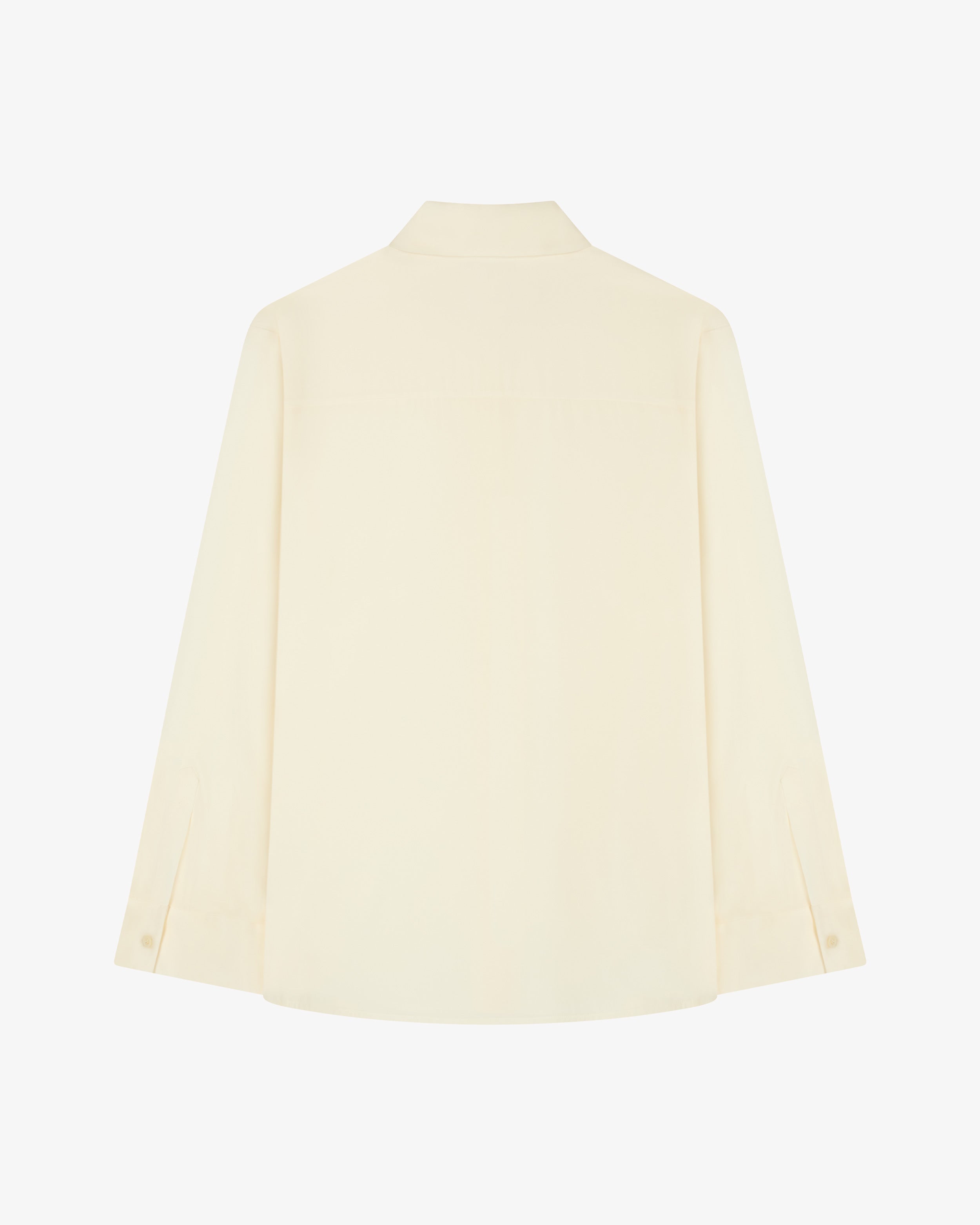 Silk Cape Sleeve Shirt - Cream