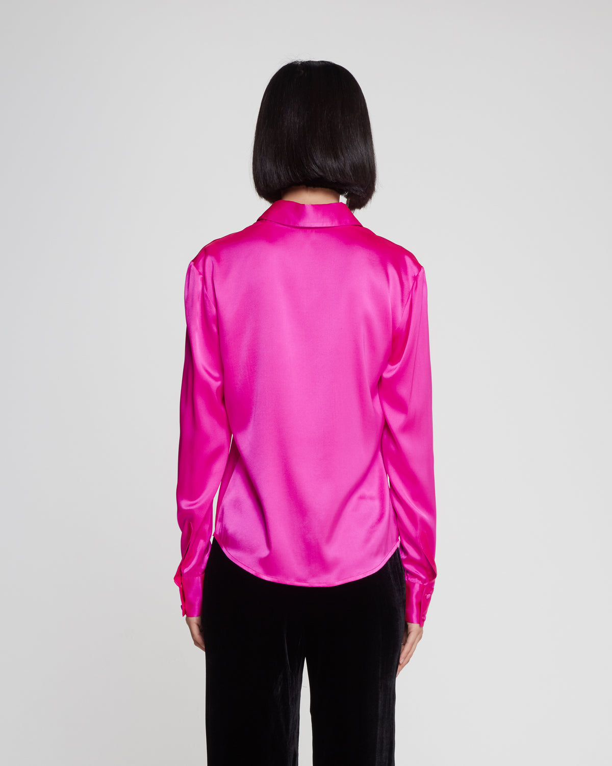 Silk City Shirt - Shocking Pink