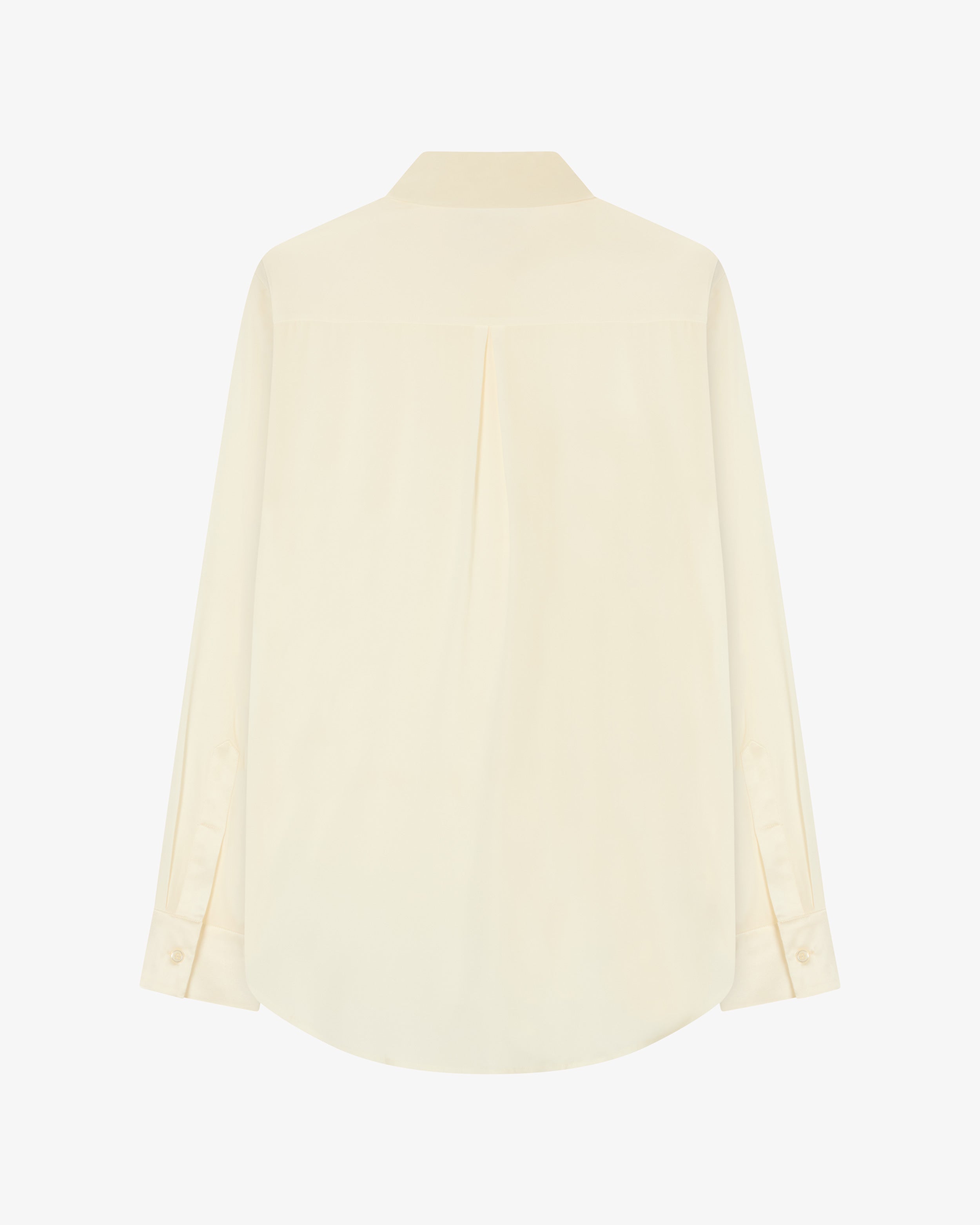 Silk Classic Shirt - Cream