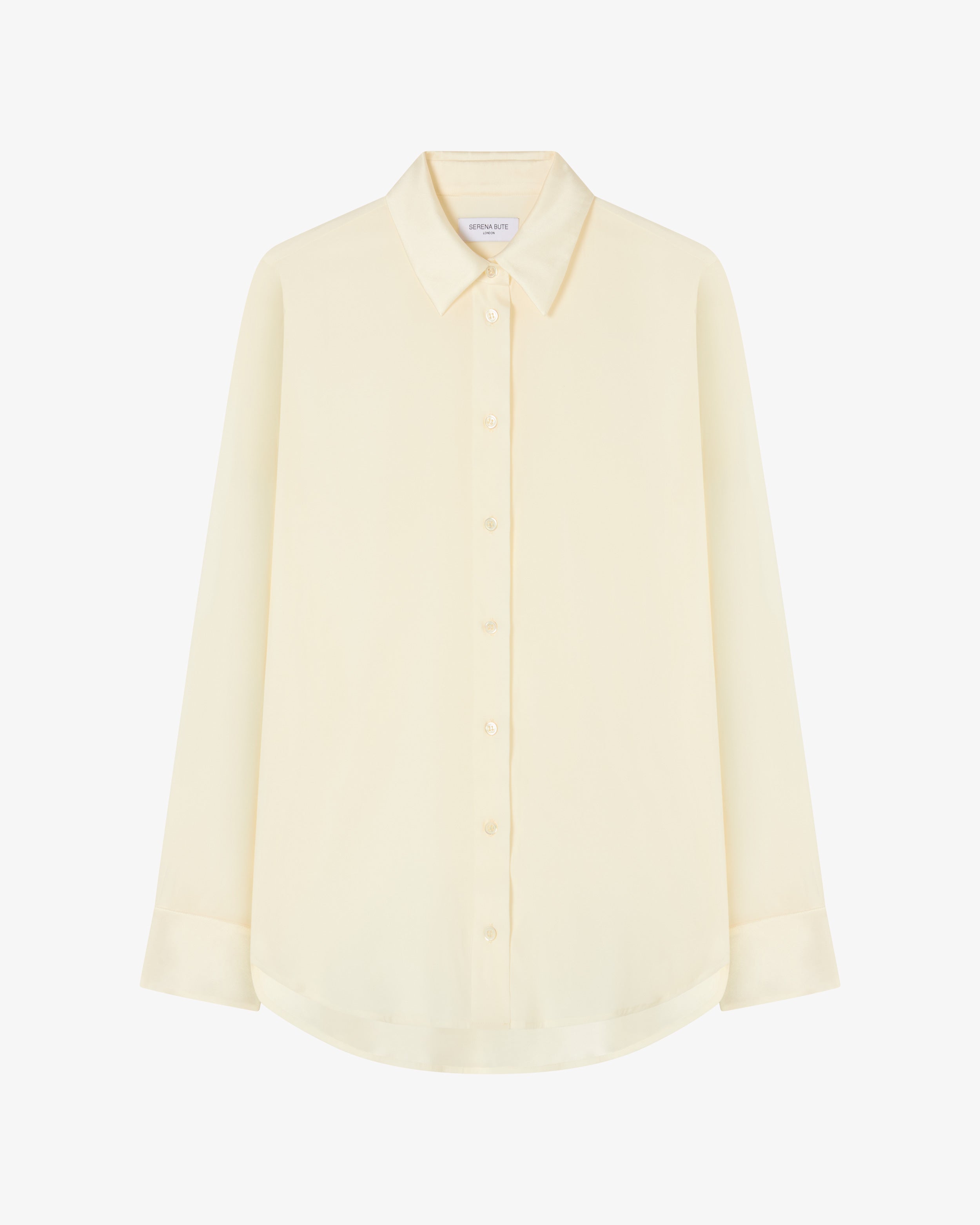 Silk Classic Shirt - Cream