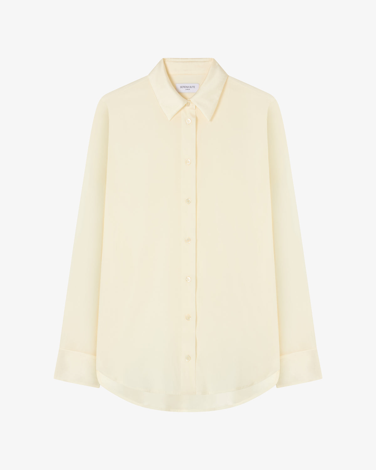 Silk Classic Shirt - Cream