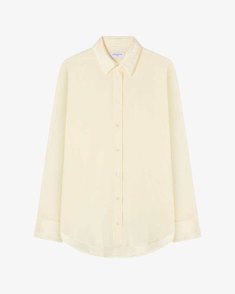 Silk Classic Shirt - Cream picture #2