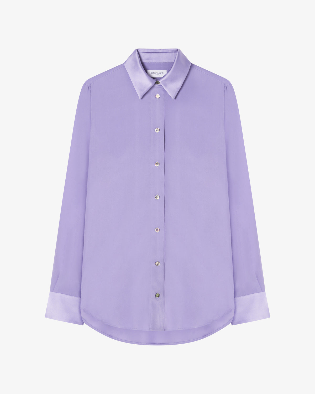 Silk Classic Shirt - Lilac