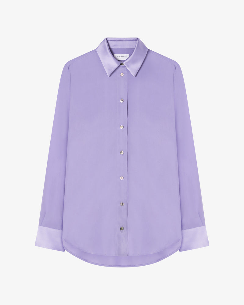 Silk Classic Shirt - Lilac picture #2