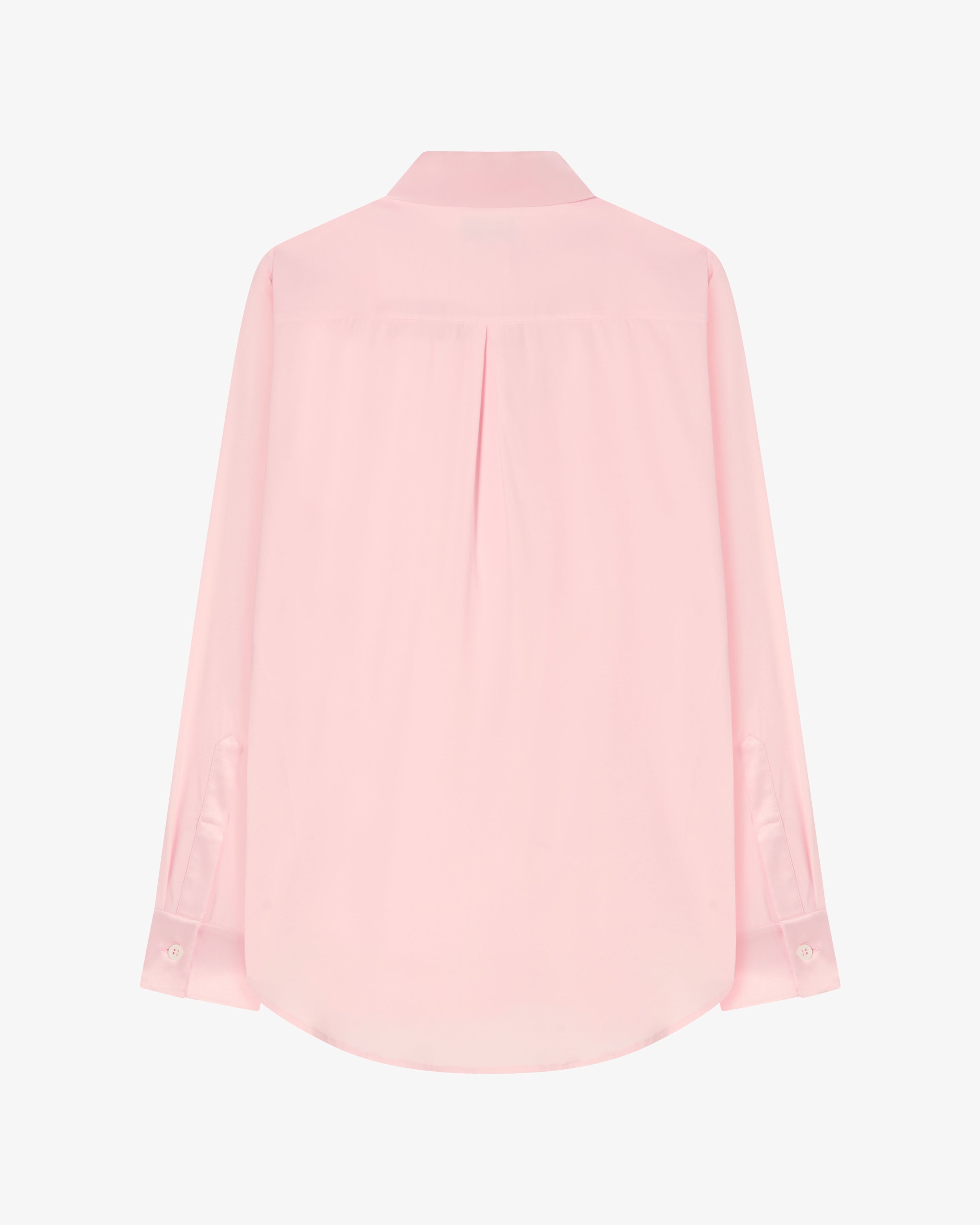 Silk Classic Shirt - Pale Pink