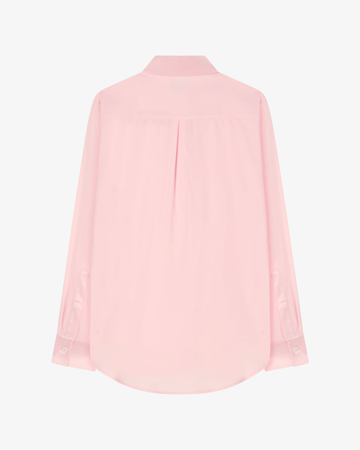 Silk Classic Shirt - Pale Pink