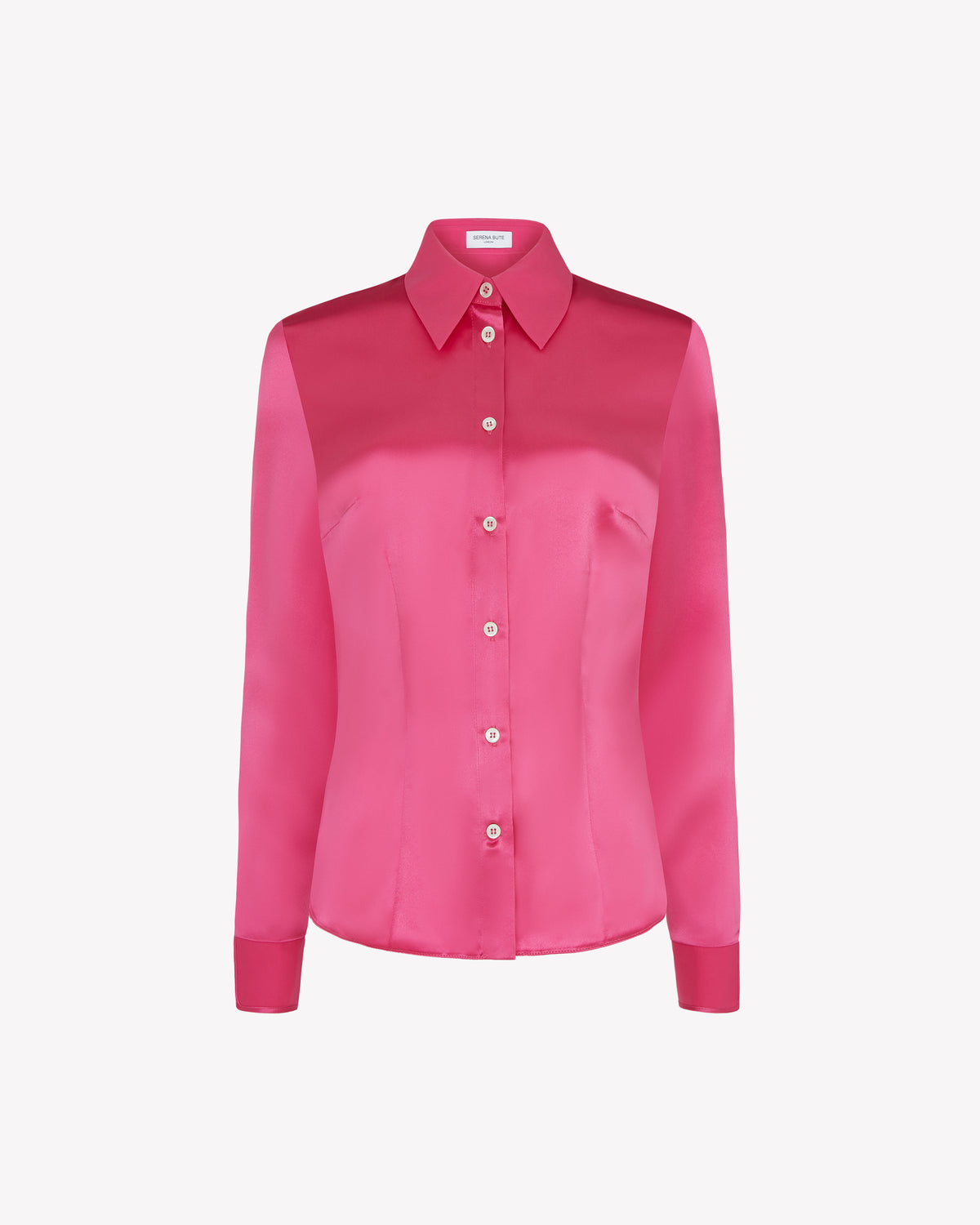 Silk Fitted Shirt - Pink