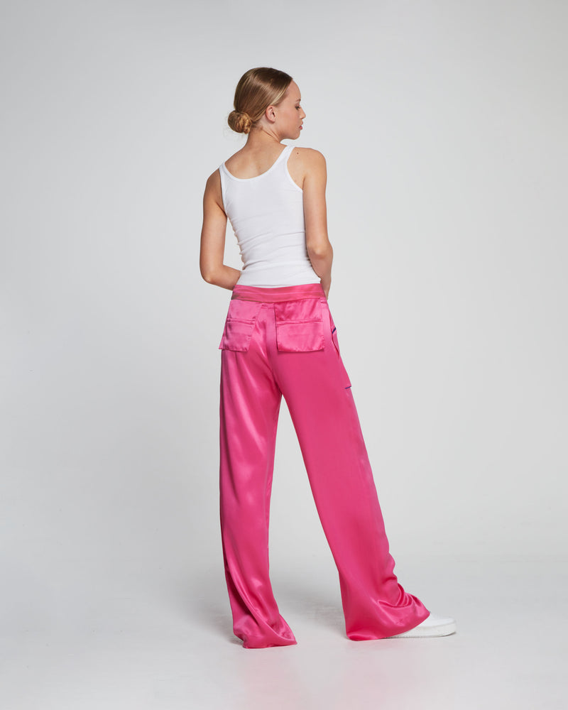 Silk Inside Out Trouser - Pink picture #4