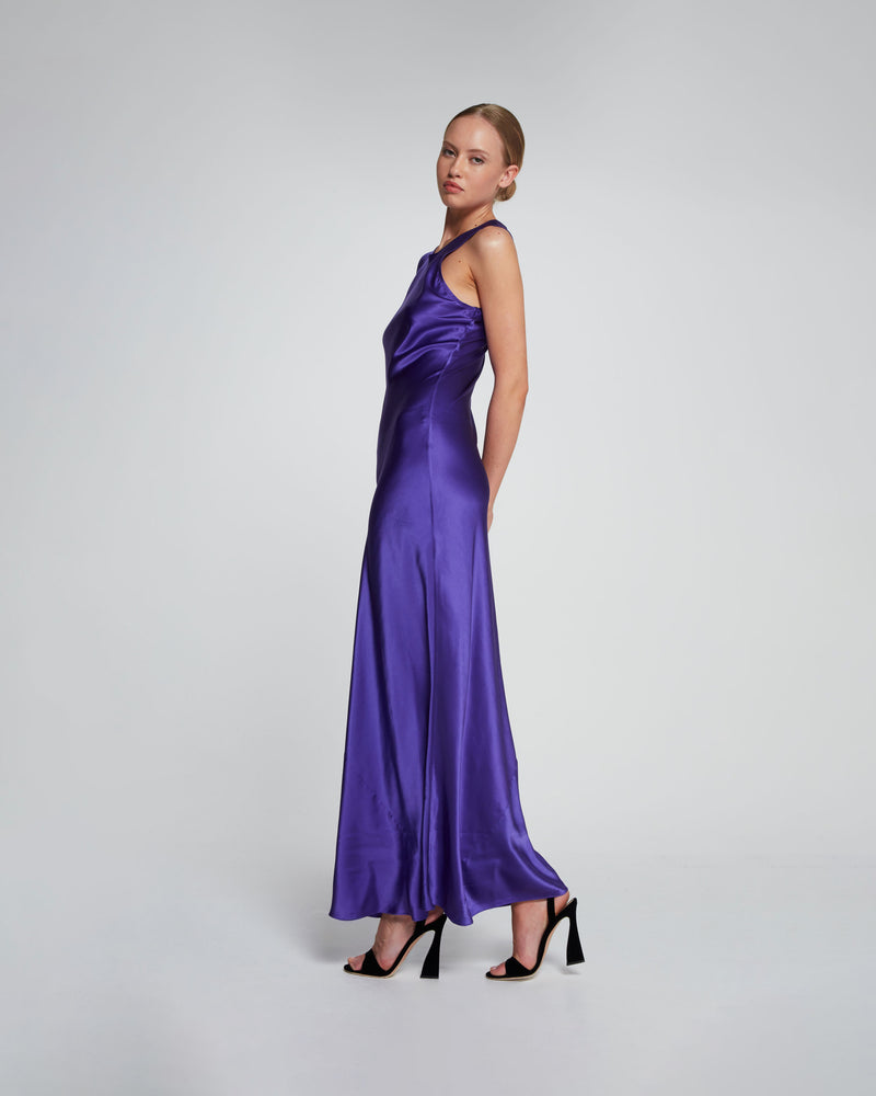 Silk Tank Dress - Amethyst Purple picture #3