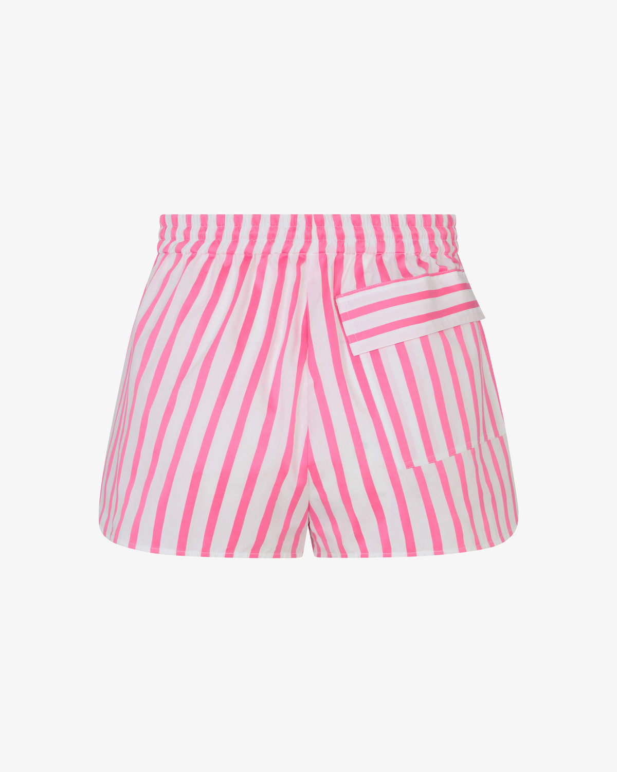 Striped Summer Shorts - White/Pink