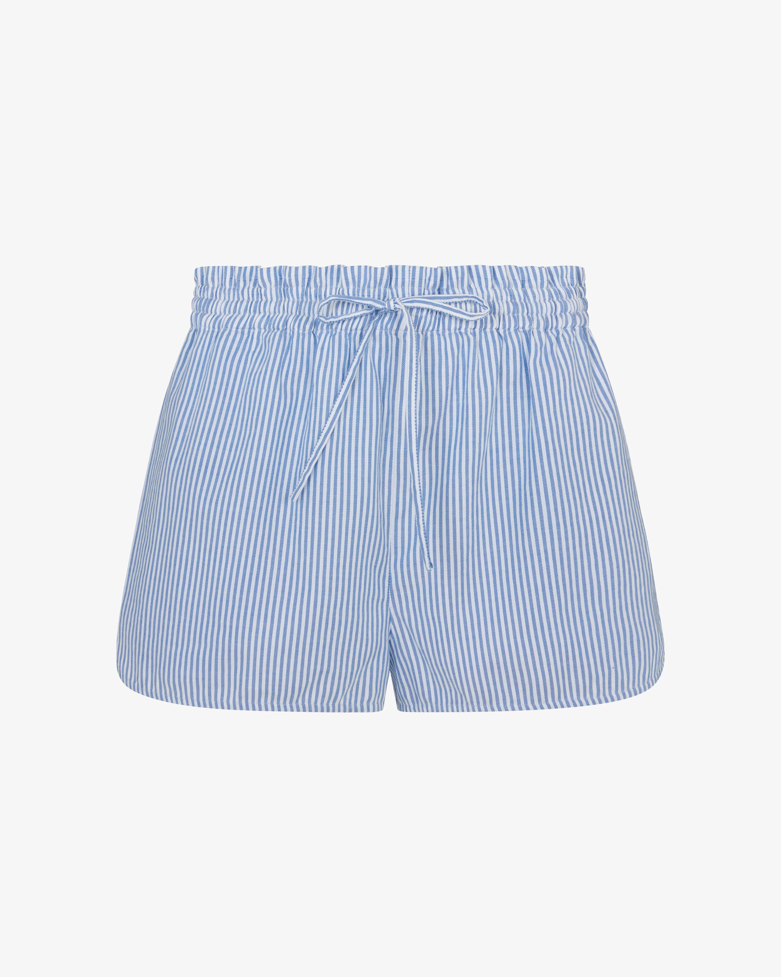 Striped Summer Shorts - Blue/White