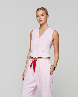 Summer Waistcoat - Pastel Pink