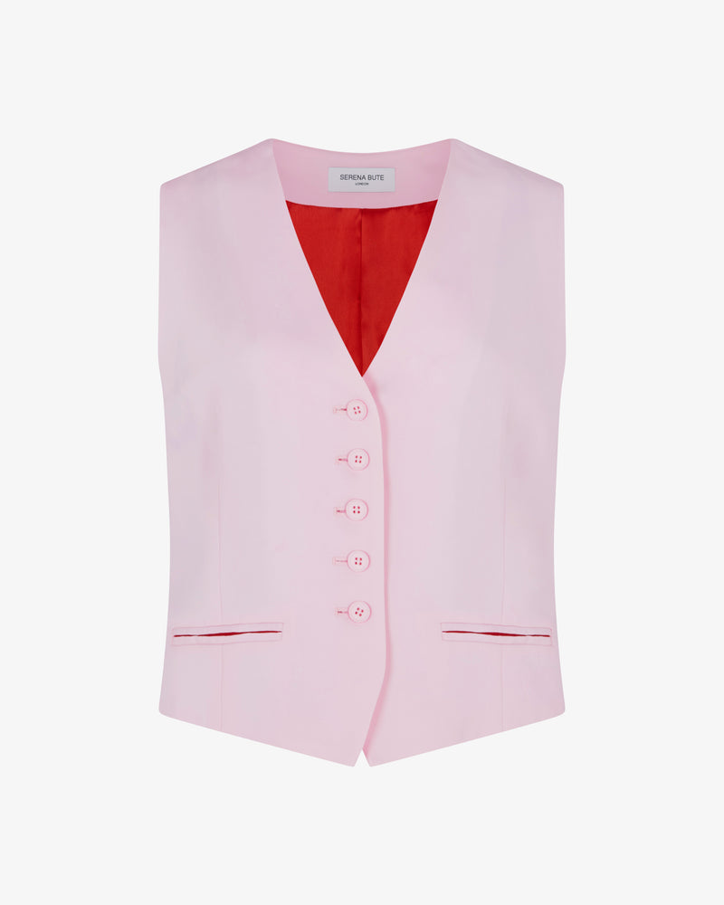 Summer Waistcoat - Pastel Pink picture #2