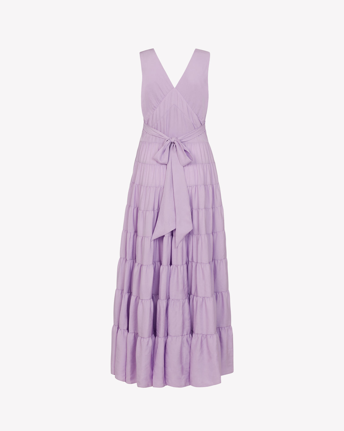 Tiered Summer Dress - Heather Lilac SERENA BUTE