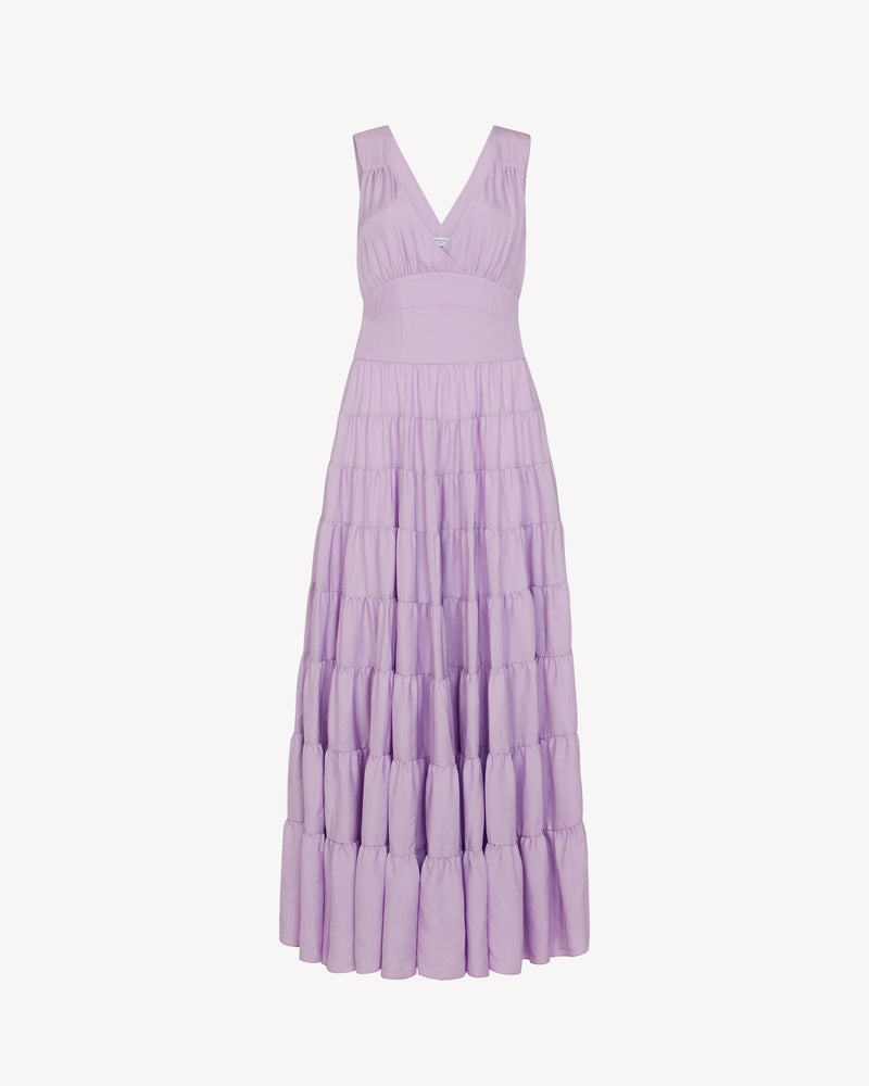 Tiered Summer Dress - Heather Lilac picture #1