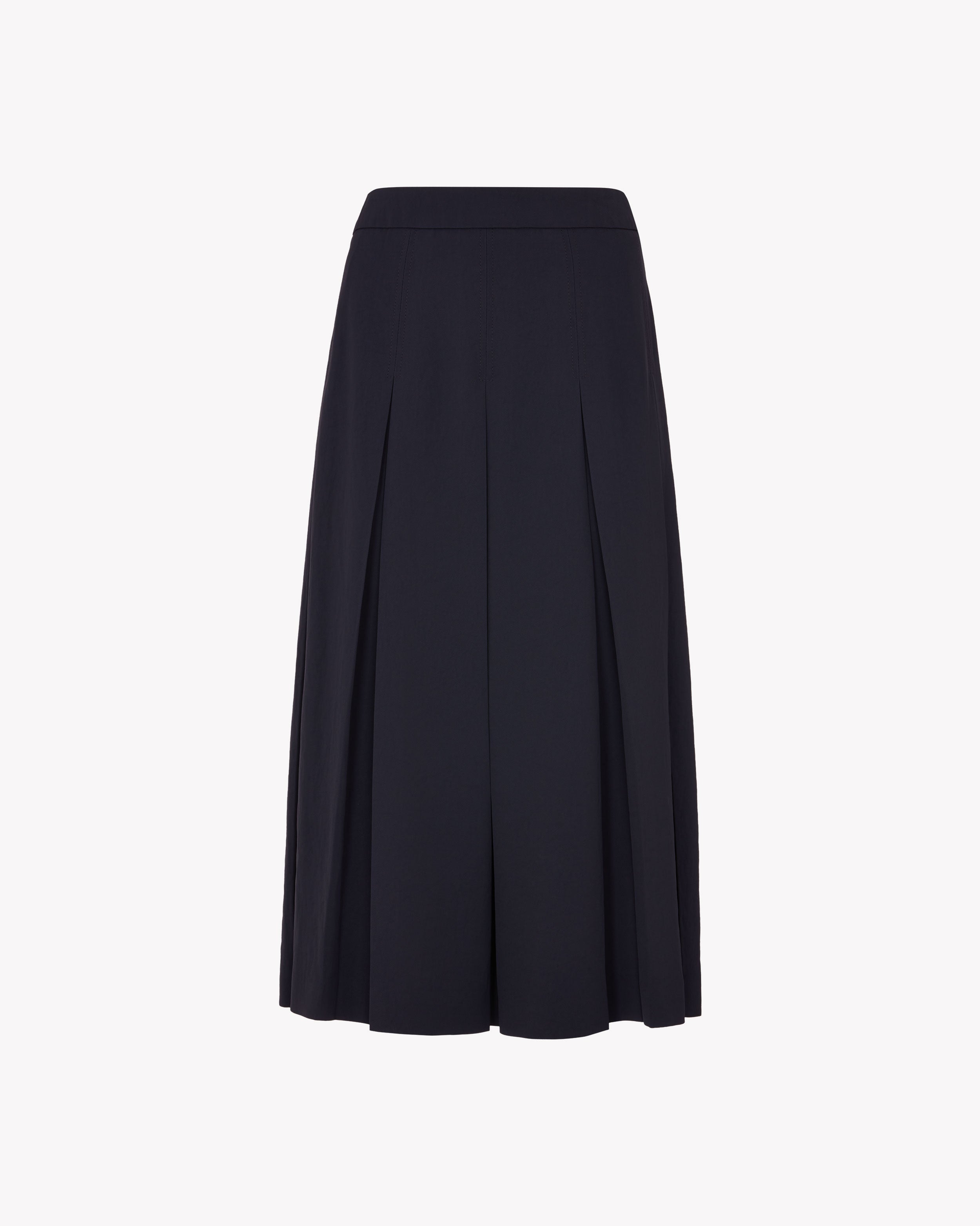 Dark navy 2024 pleated skirt