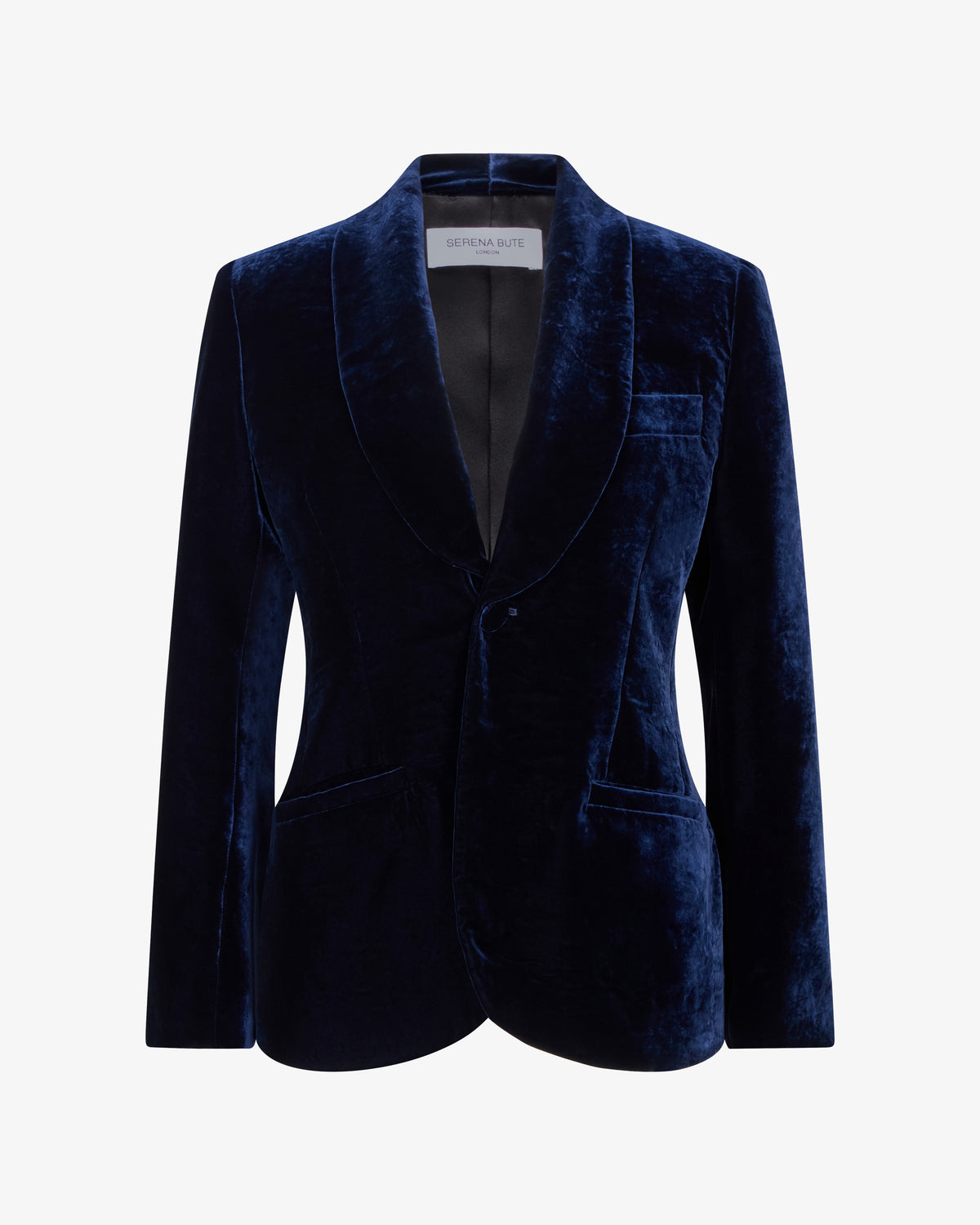 Velvet Blazer - Navy