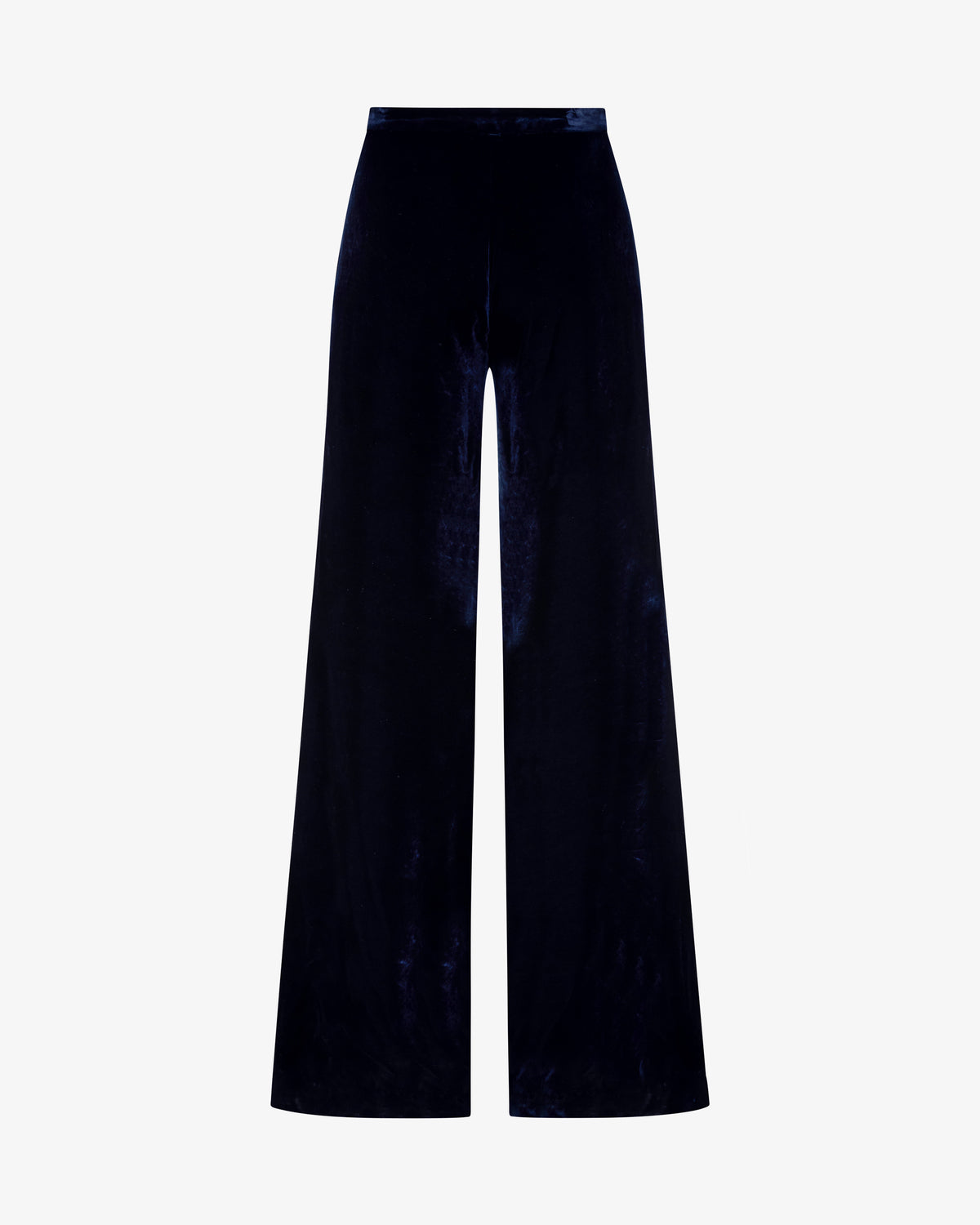 Velvet Flare Trouser - Navy