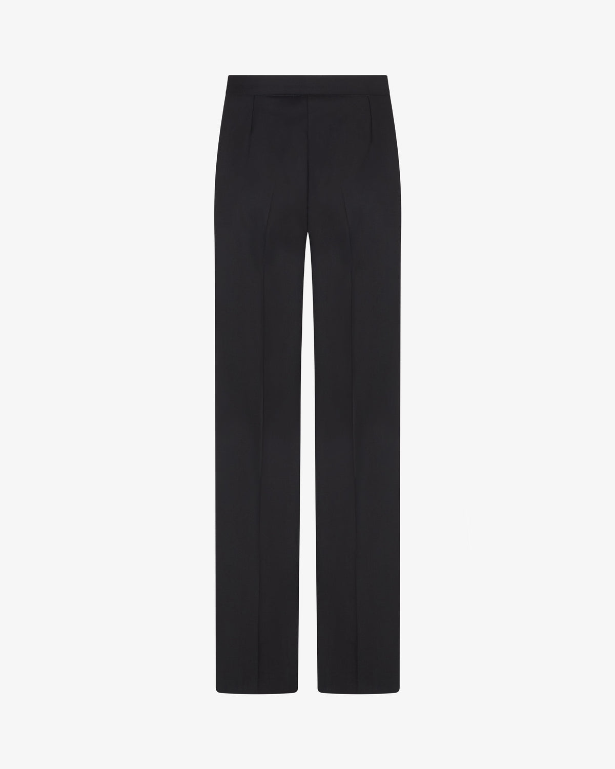 Wool Tapered Trouser - Black