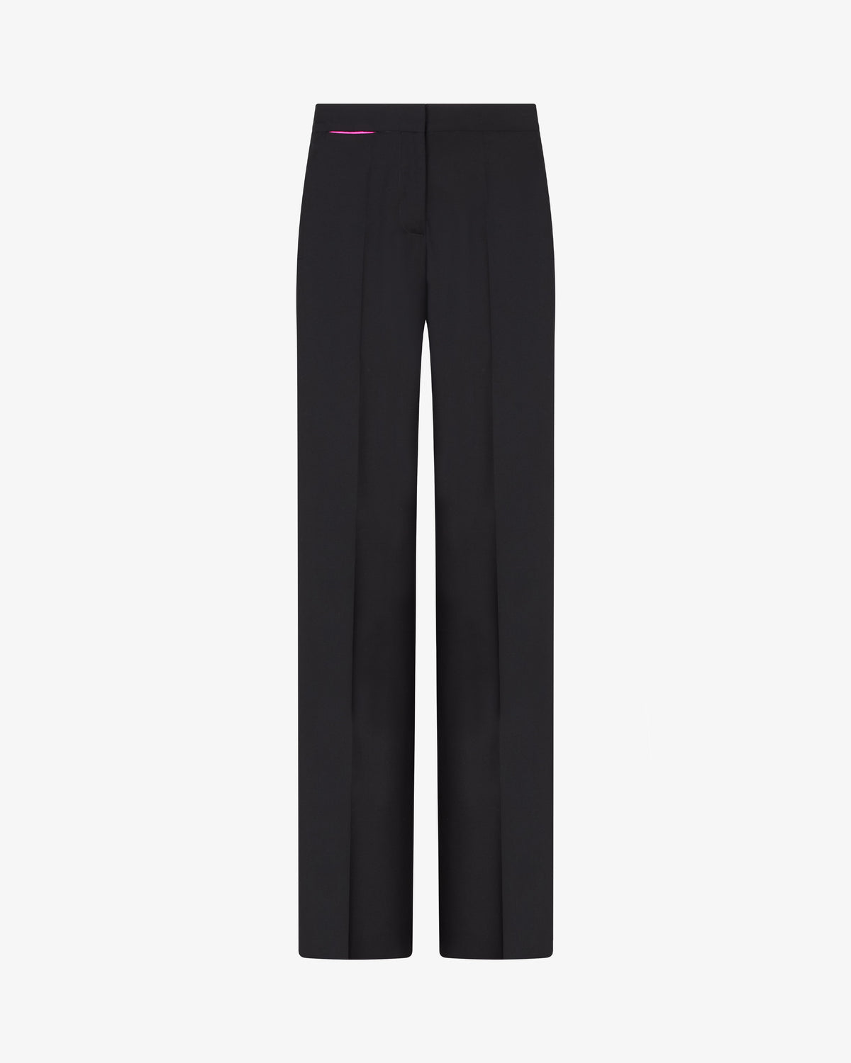 Wool Tapered Trouser - Black