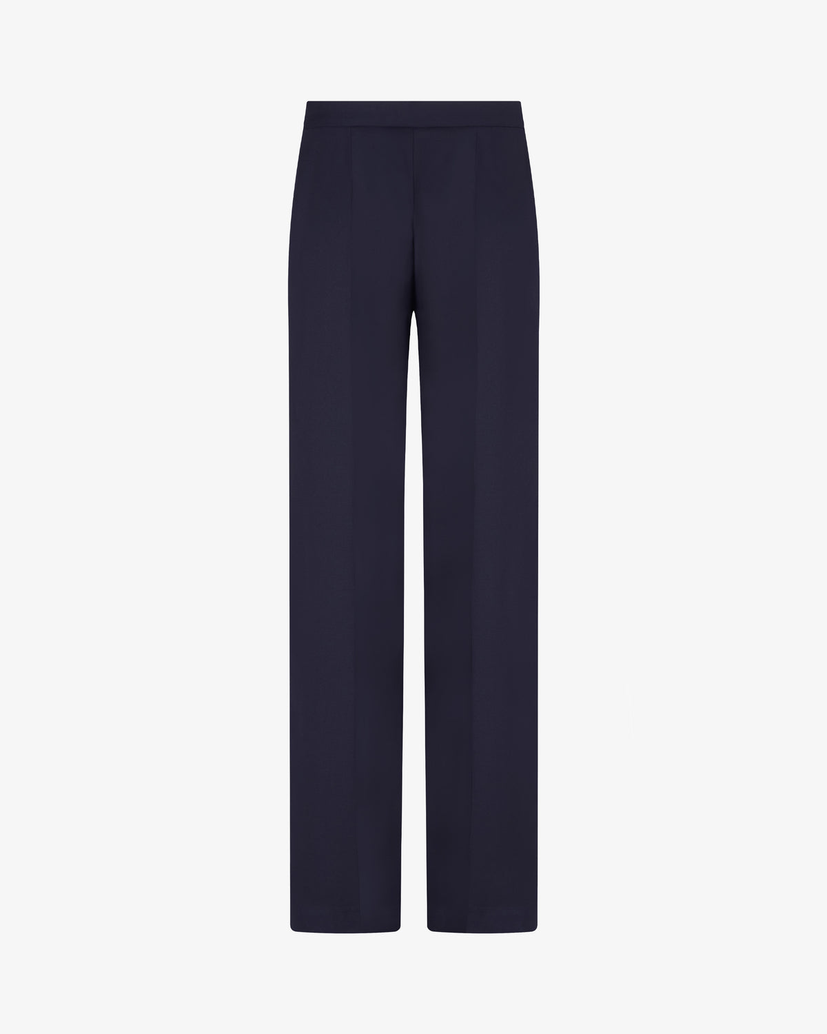 Wool Tapered Trouser - Navy