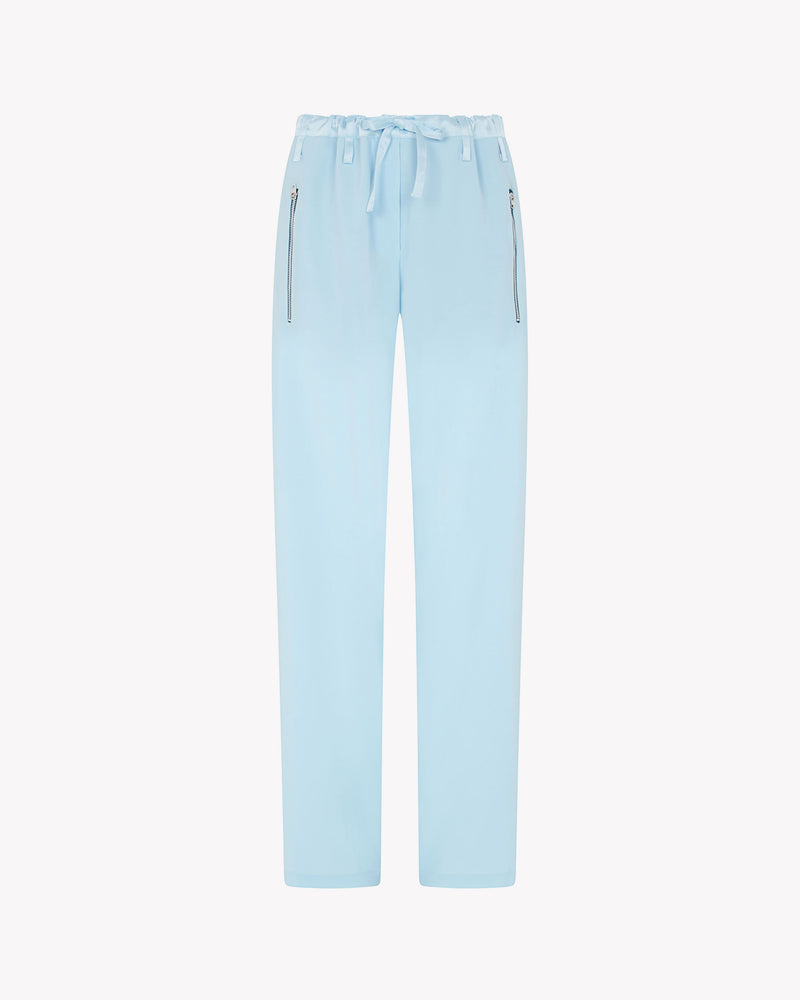 The Utility Trouser - Powder Blue Plant Based Matte Satin picture #1