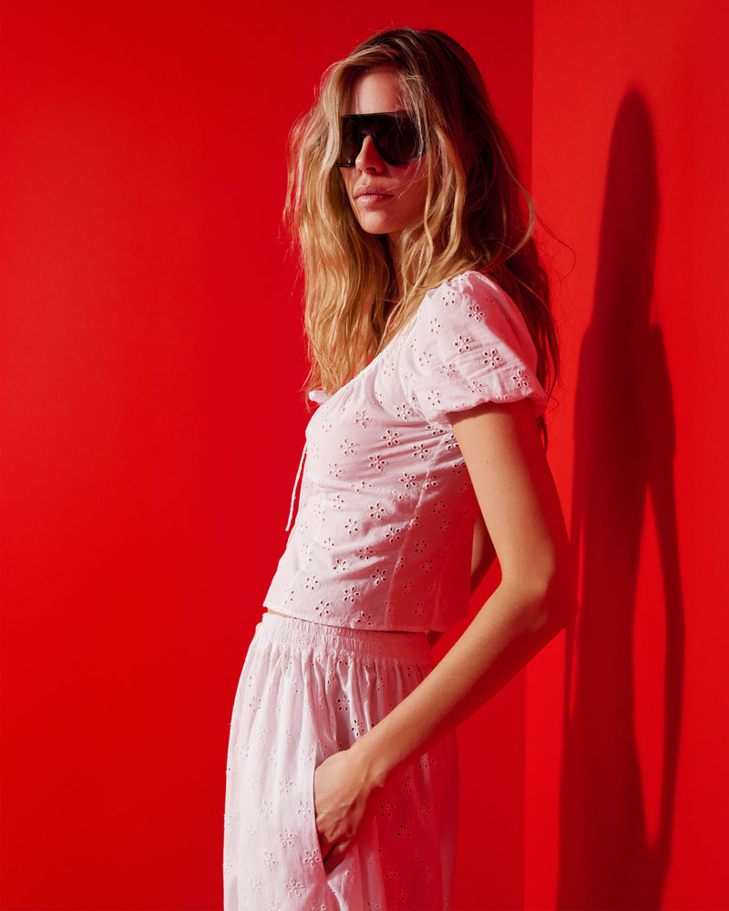 Broderie Bodice Top - White picture #1